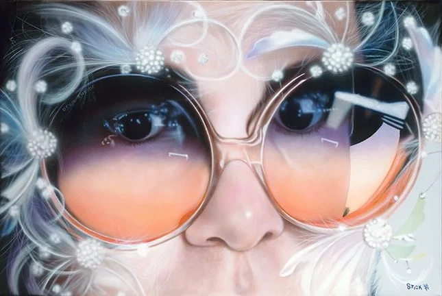 I'm Not The Man They Think I Am At Home - Elton John by Stickman — Giclee On Canvas