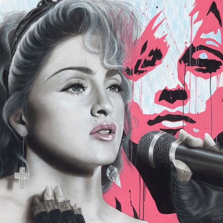 Life Is A Mystery - Madonna by Stickman — Hand-Embellished Giclee on Canvas