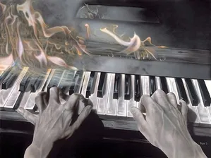 Stickman - I'm Real Nervous But It Sure Is Fun - Flaming Piano