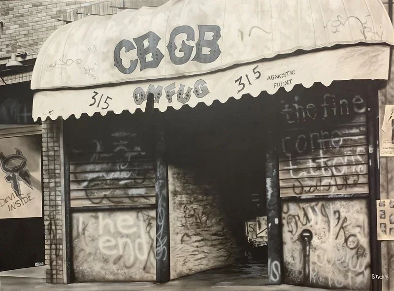 CBGB Nothing to Do - Nowhere to Go by Stickman — Giclee On Canvas