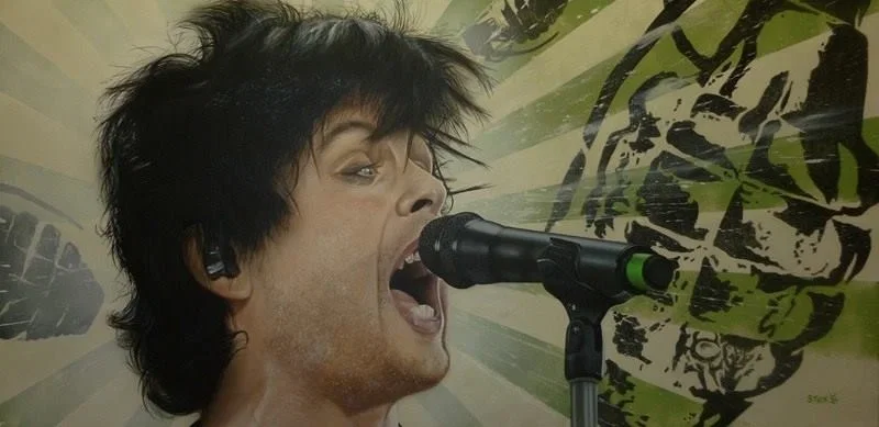 Everybody Do the Propaganda - Billie Joe Armstrong (Green Day) by Stickman — Giclee On Canvas