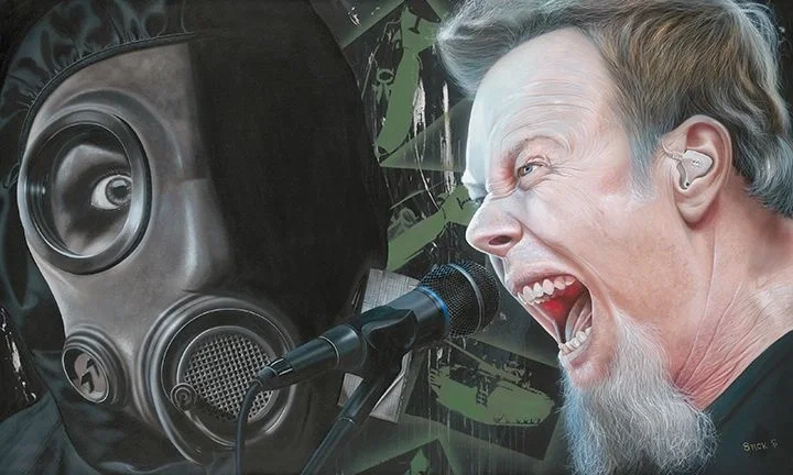 I'm Your Source of Self Destruction - James Hetfield - Metallica by Stickman — Giclee On Canvas