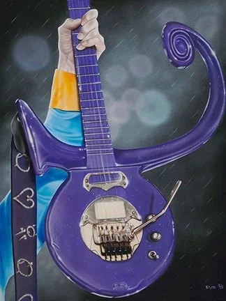 I Never Meant to Cause You Any Sorrow - Prince Tribute by Stickman — -Giclee On Canvas Artist Proof Hand Embellished