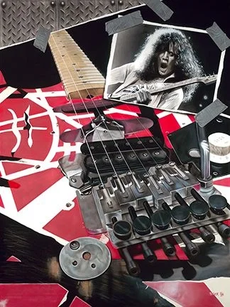 All I've Got I Had to Steal - Van Halen by Stickman — Giclee On Canvas