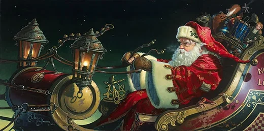 Father Christmas The Sleigh Ride by Dean Morrisey