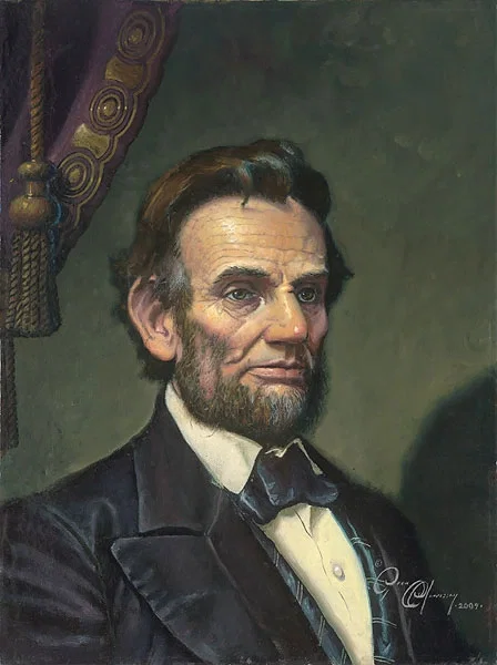Study for Abraham Lincoln The Great Emancipator by Dean Morrissey — Canvas