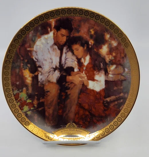 If Two Shall Agree Limited Edition Plate by C. Michael Dudash