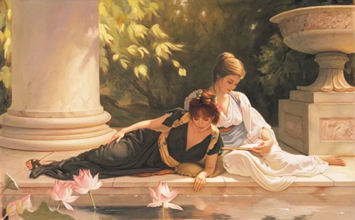 Belle Amie by Arian — Giclee On Canvas