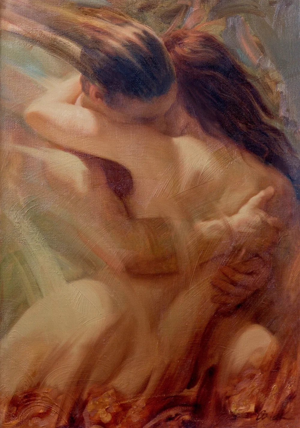 Embrace by Arian — Giclee On Canvas