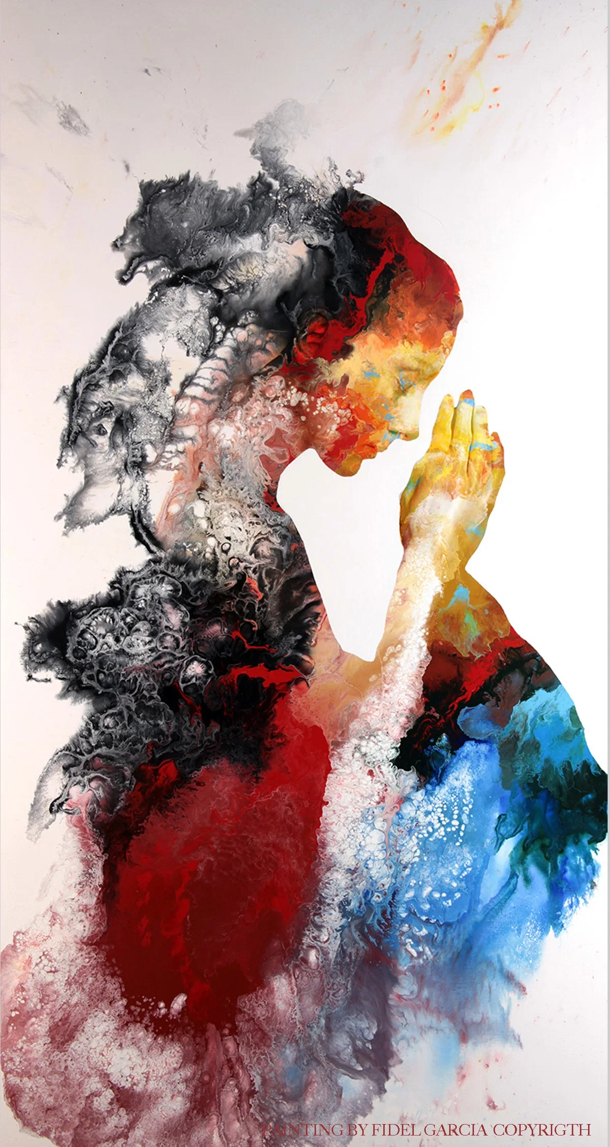 The Prayer - LA ORACION by Fidel Garcia — Giclee On Canvas