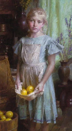 Lemon Girl by Morgan Weistling — Canvas