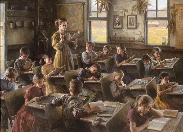 Country Schoolhouse 1879 Artist Proof by Morgan Weistling — Lithograph