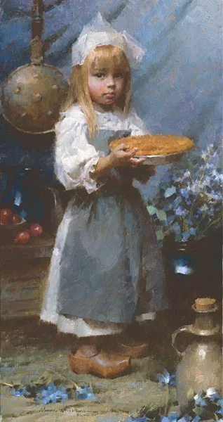 Dutch Apple Pie ARTIST PROOF SMALLWORK EDITION ON by Morgan Weistling — Canvas