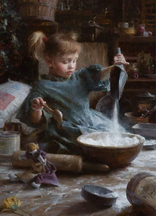 Flour Child Artist Proof by Morgan Weistling — Canvas