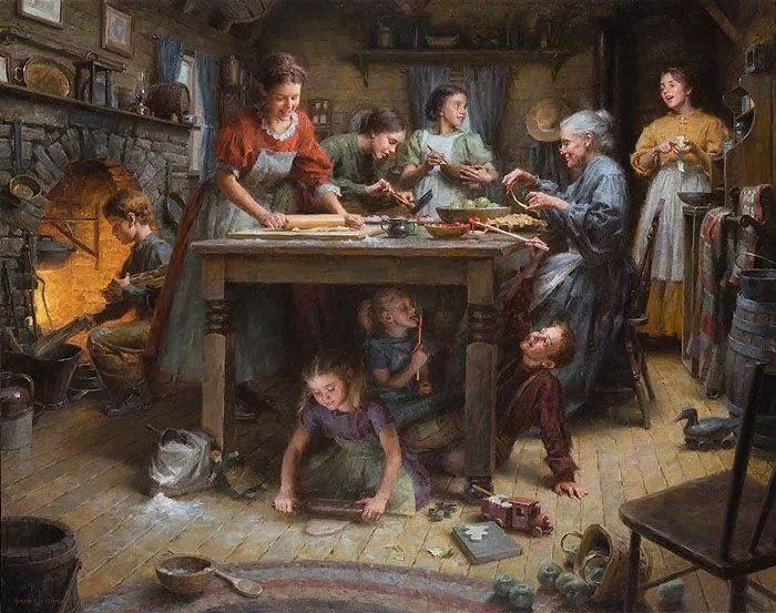 Family Traditions MASTERWORK Artist Proof On by Morgan Weistling — Canvas