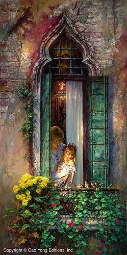 Morning Song by Cao Yong — Giclee On Canvas The Venice Series