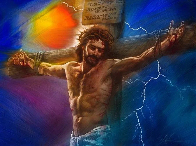 The Crucifixion by Nathan Greene — Giclee On Canvas