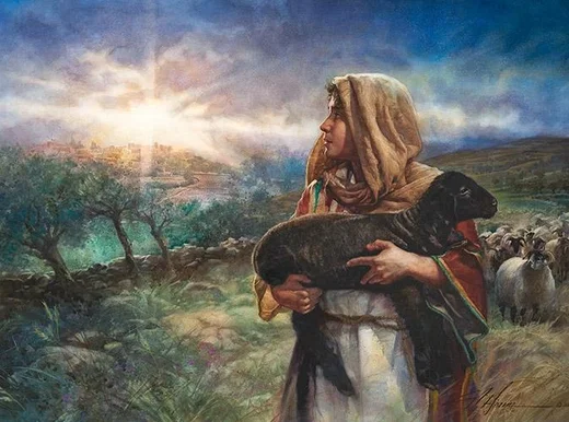 Light Over Bethlehem Watercolor by Nathan Greene