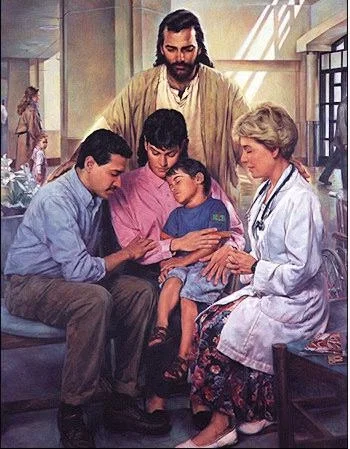 The Physician's Prayer Print Artist Proof by Nathan Greene