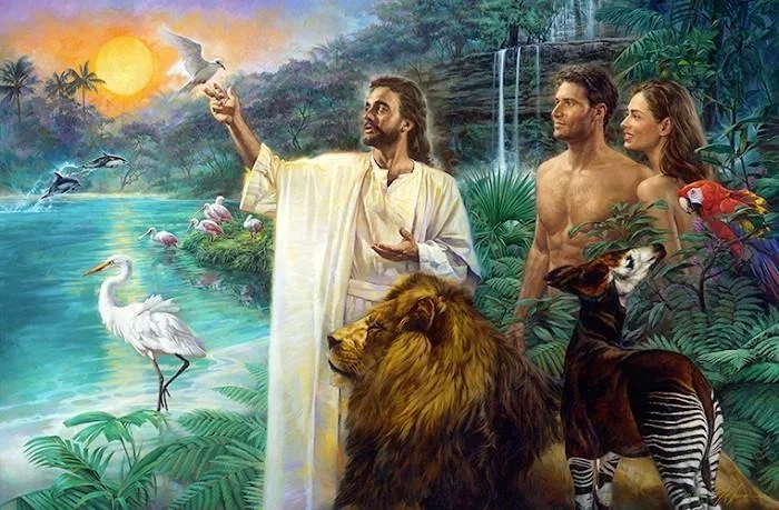 First Sabbath In Eden by Nathan Greene — Giclee On Canvas