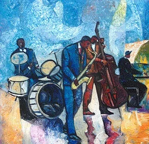 New Jazz Artist Proof Signed By Artist Giclee by William Tolliver