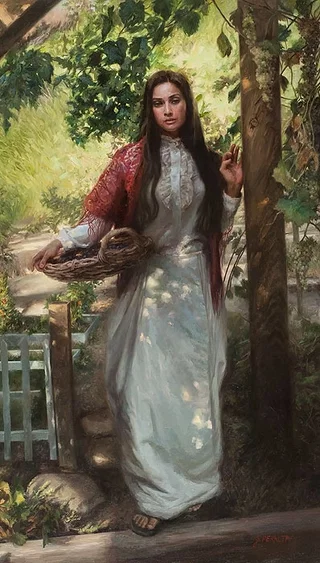 Vineyard Girl by JoAnn Peralta