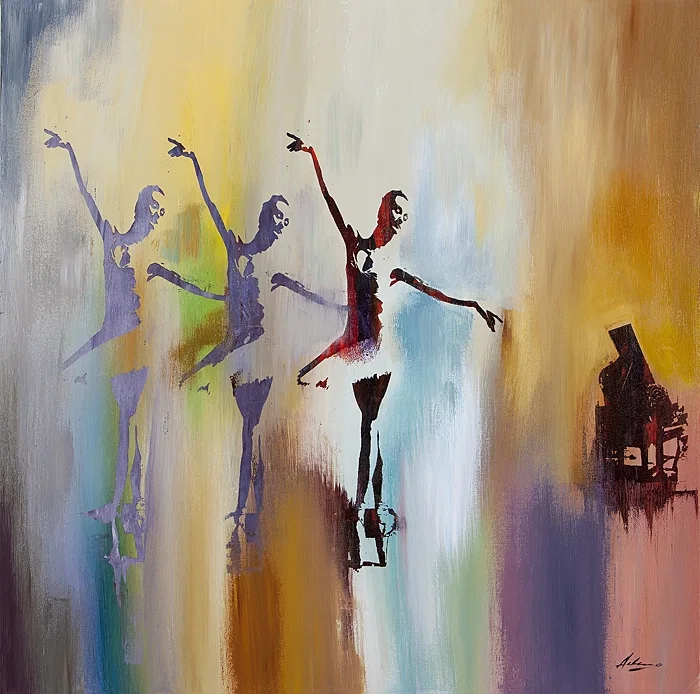 Sola, La Prima Ballerina by Pietro Adamo — Giclee On Canvas