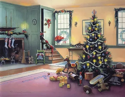 Paul Landry - A CHRISTMAS MORNING (REMARQUE) Limited Edition