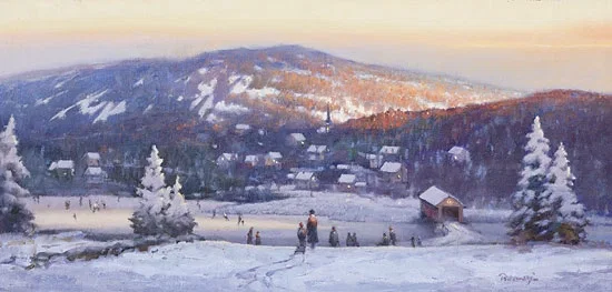 New England Winter by Paul Landry — Canvas