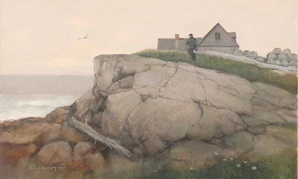 Lobster Fisherman SMALLWORK EDITION ON by Paul Landry — Canvas