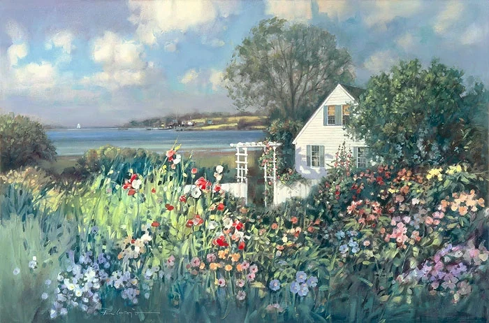 Cottage by the Sea by Paul Landry