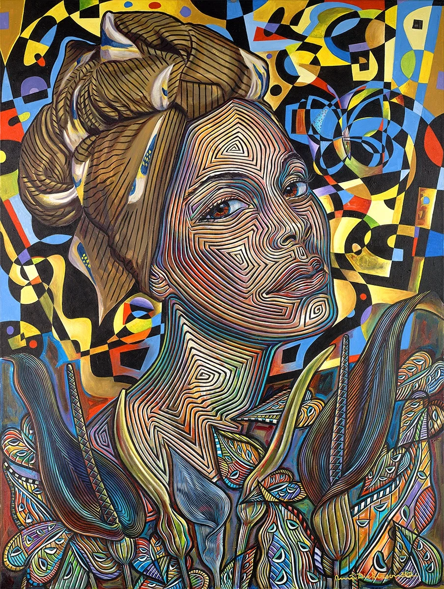 Asia by Rene Dickerson — Giclee On Canvas