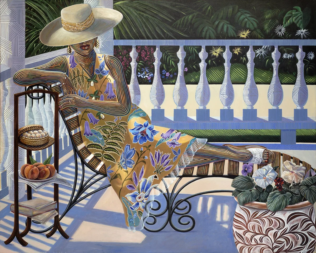 Memories Of My Porch by Rene Dickerson — Hand-Embellished Giclee on Canvas