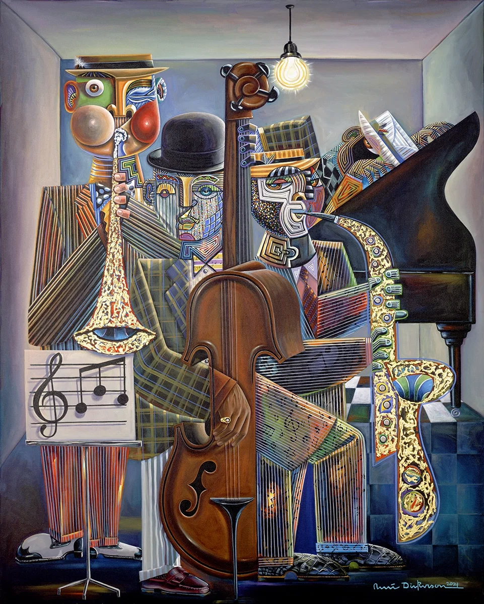 The Rehearsal by Rene Dickerson — Hand-Embellished Giclee on Canvas
