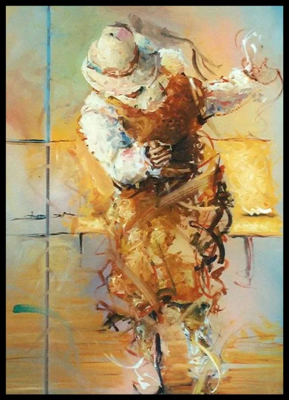 With All Her Might by Robert Jackson — Giclee On Canvas