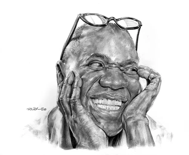 Robert Jackson - Armstrong - Graphite Pencil on Paper