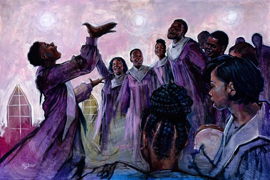 The Director by Robert Jackson — Giclee On Canvas