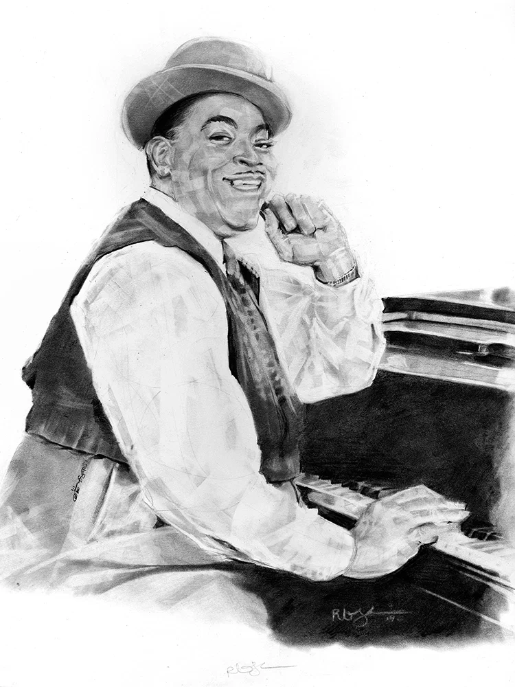 Fat-Waller by Robert Jackson — Giclee On Canvas