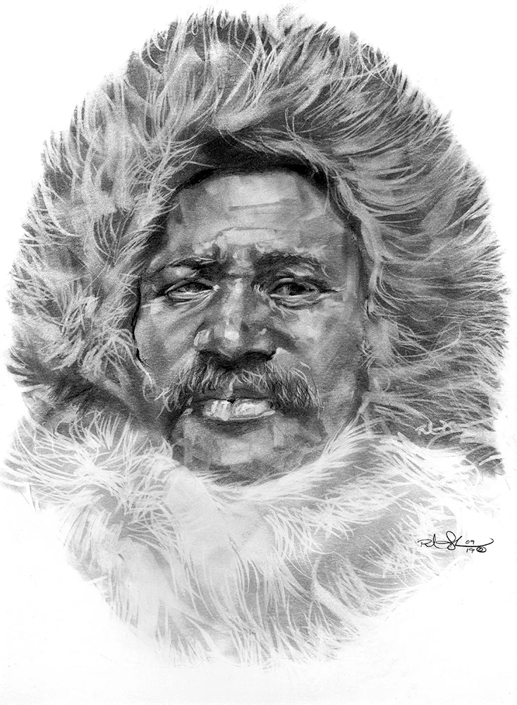 Matthew Henson Graphite Pencil on Paper by Robert Jackson — Original Art