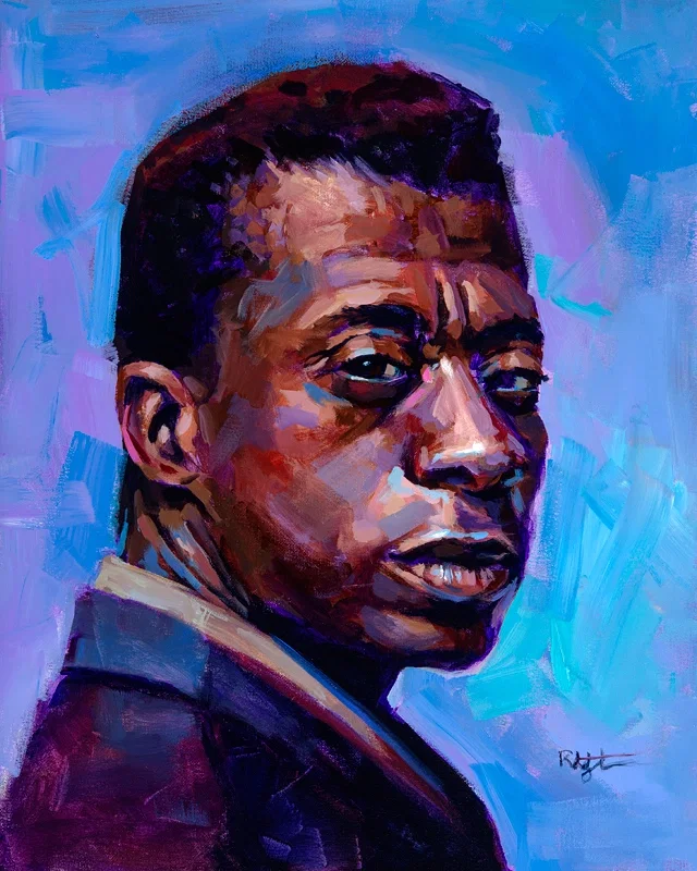 James Baldwin by Robert Jackson — Giclee On Canvas