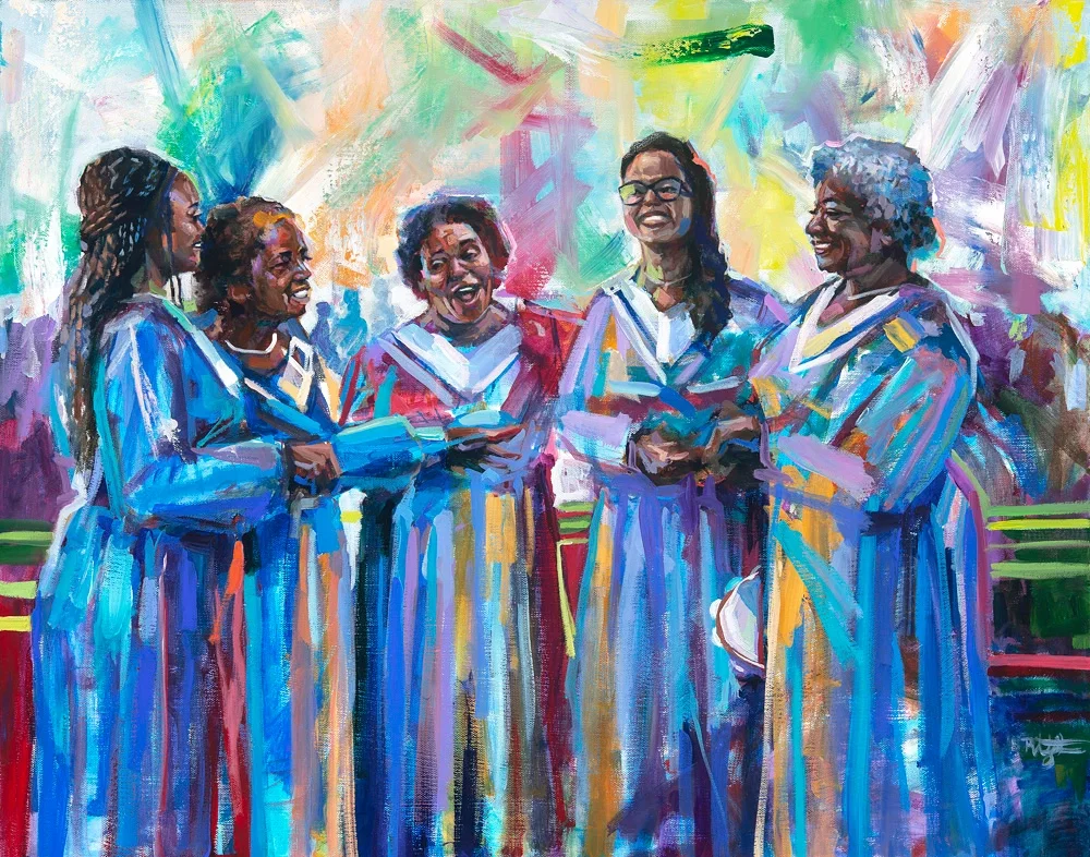 A Be Still Peace by Robert Jackson — Giclee On Canvas