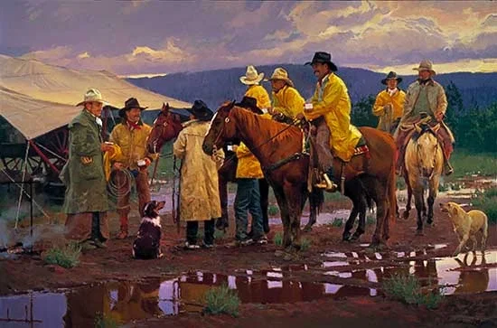 The Muddy Arbuckle Cafe Limited Edition Print by Ron S. Riddick