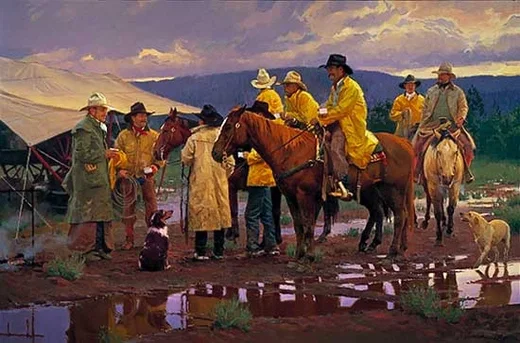 The Muddy Arbuckle Cafe Limited Edition Print by Ron S. Riddick
