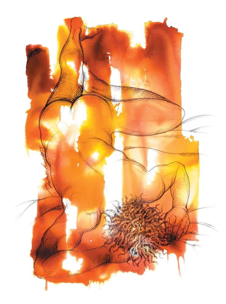 Restless by Larry Poncho Brown — Giclee On Paper Artist Proof