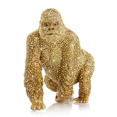 Kong Pave Gorilla Figurine by Jay Strongwater