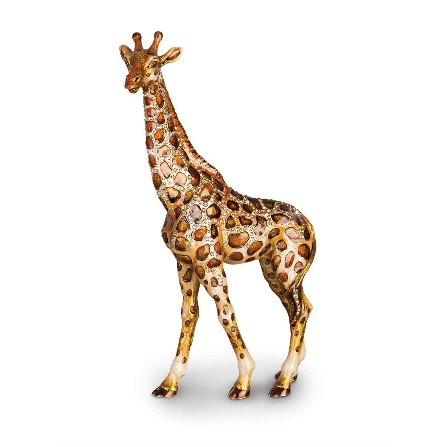 Edgar Giraffe Figurine by Jay Strongwater