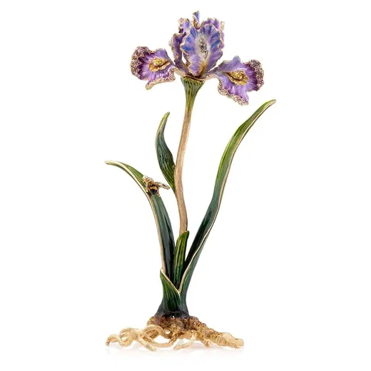 Vincent Iris Objet by Jay Strongwater