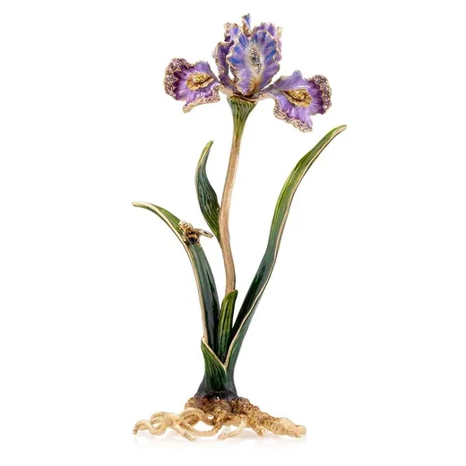 Vincent Iris Objet by Jay Strongwater