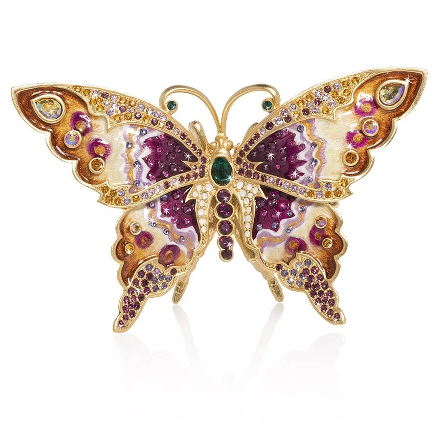 Lea - Butterfly Medium Figurine by Jay Strongwater