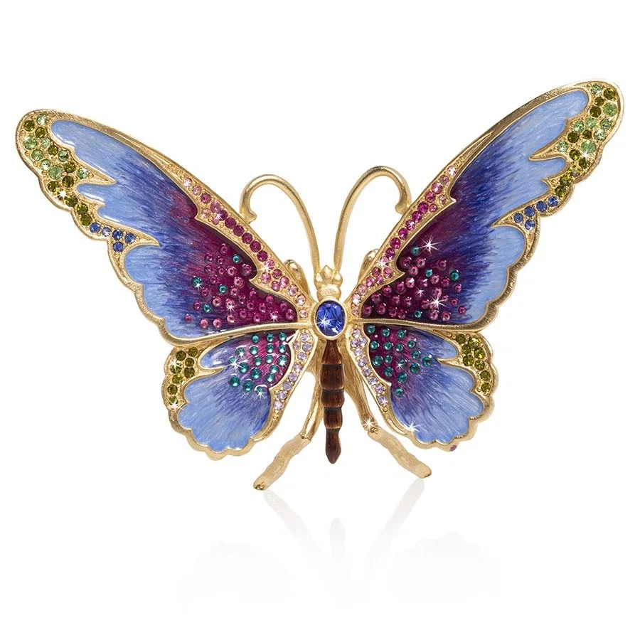 Puccini - Butterfly Large Figurine by Jay Strongwater